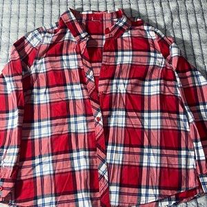 Flannel button down